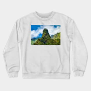 Iao Valley State Monument Study 1 Crewneck Sweatshirt